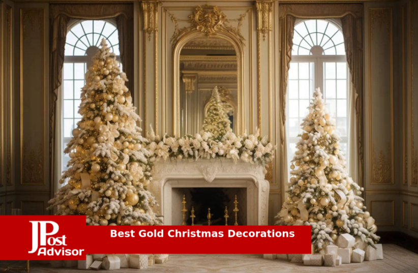  Best Gold Christmas Decorations for 2023 (photo credit: PR)