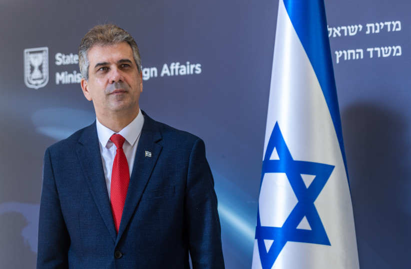  Israeli Foreign Minister Eli Cohen seen during an interview at the Ministry of Foreign Affairs in Jerusalem, June 12, 2023. (photo credit: YOSSI ALONI/FLASH90)