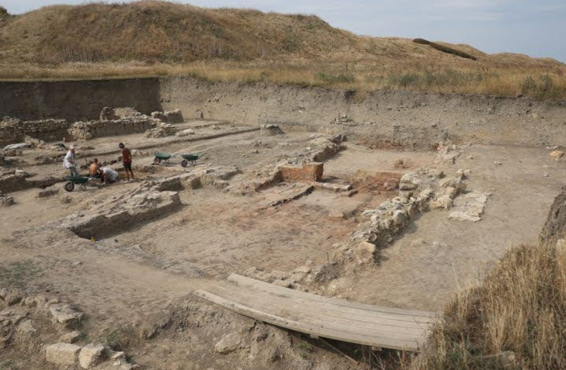 The archaeological site of the Phanagoria synagogue. (photo credit: Volnodlo Pangoria Foundation)