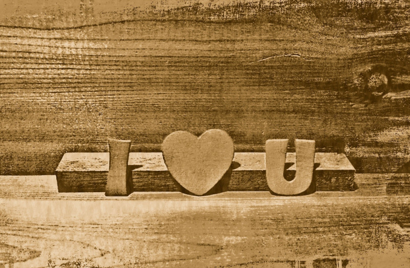  Wooden blocks spell out "I love you." (photo credit: PXHERE)