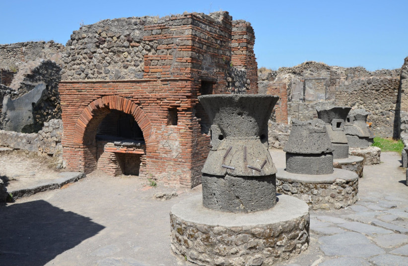  Ruins in Pompeii. (photo credit: The World History Encyclopedia)