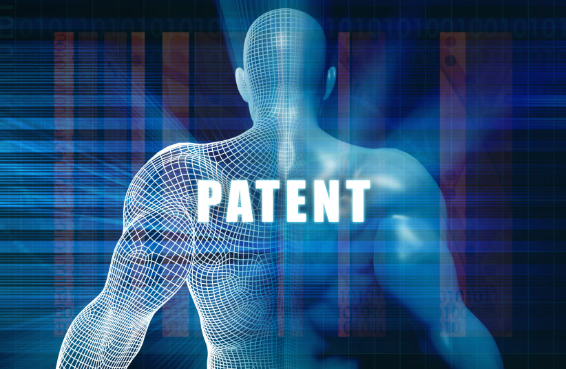  An illustrative image of an artificial intelligence and a patent. (photo credit: INGIMAGE)