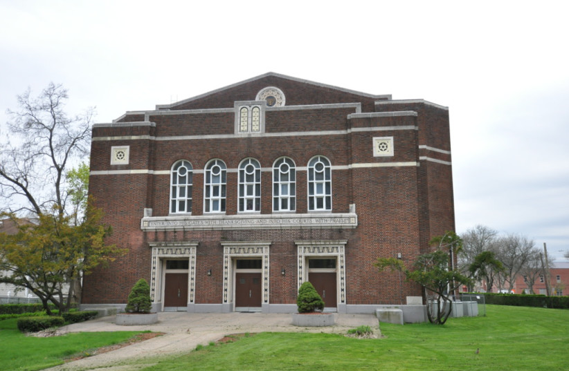  Agudas Achim Synagogue in West Hartford, Connecticut (photo credit: Magicpiano/Wikimedia Commons)