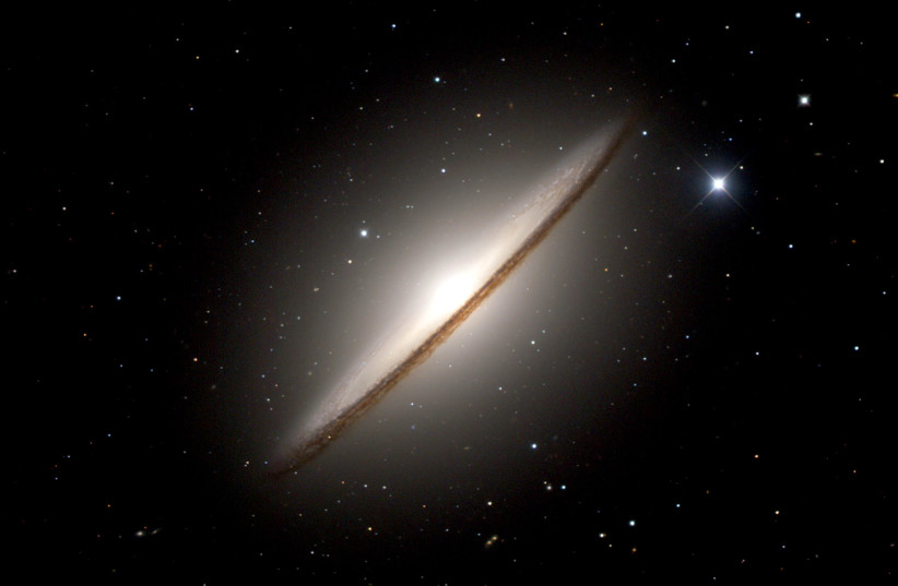  The Sombrero Galaxy, also known as Messier Object 104 or NGC 4594. (photo credit: Wikimedia Commons)