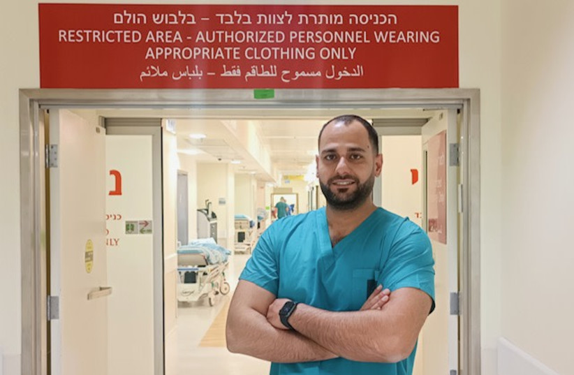  Dr. Abu Khattab is seen at Hadassah-University Medical Center in Jerusalem's Ein Kerem. (photo credit: HADASSAH MEDICAL ORGANIZATION)