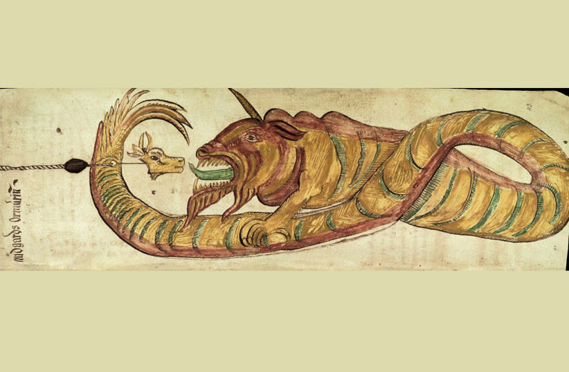  Jörmungandr is the Midgard Serpent (photo credit: The World History Encyclopedia)