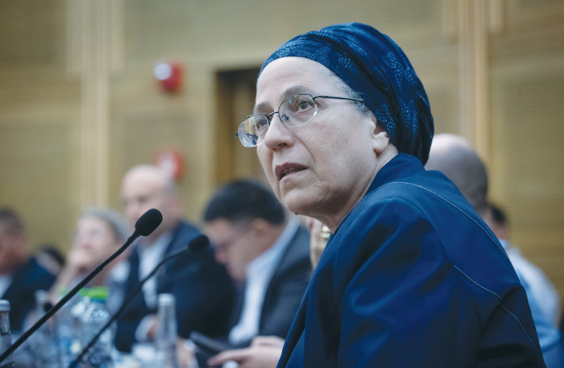  EVEN NATIONAL Missions Minister Orit Struck knows that closing one junction is not what will stop a future attacker, says the writer. (photo credit: OREN BEN HAKOON/FLASH90)