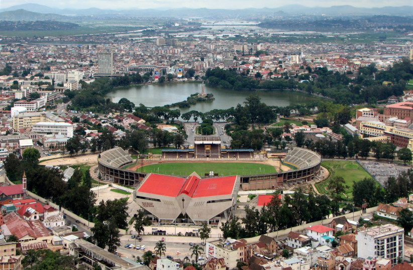  Mahamasina Stadium in in Antananarivo, Madagascar. (photo credit: Wikimedia Commons)