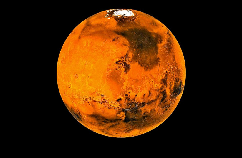  Mars, the red planet. (photo credit: WIKIMEDIA)