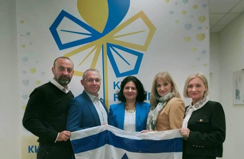  An ITC resilience center inaugurated in Kyiv, Ukraine in April 2023. (photo credit: ISRAEL TRAUMA COALITION )
