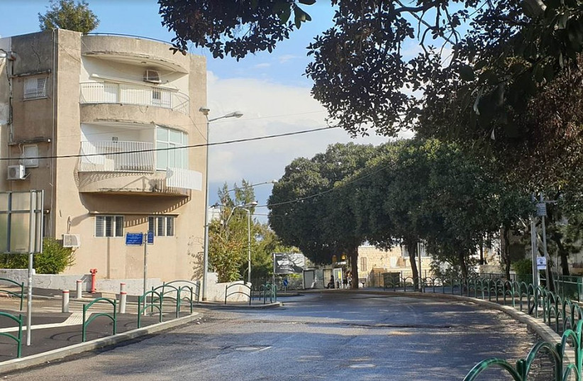 Haifa's Arlozorov Street, where the murder took place, seen on January 1, 2018 (photo credit: VIA WIKIMEDIA COMMONS)