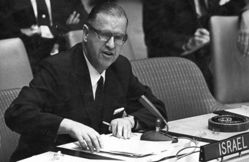  ‘THE NUMBER One Diplomat of the State of Israel,’ Abba Eban, understood the potential weight of the office, says the writer. (photo credit: Jerusalem Post archives)