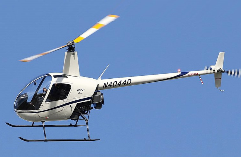  Robinson R22 helicopter.  (photo credit: Jeroen Stroes Aviation Photography/Wikimedia commons)