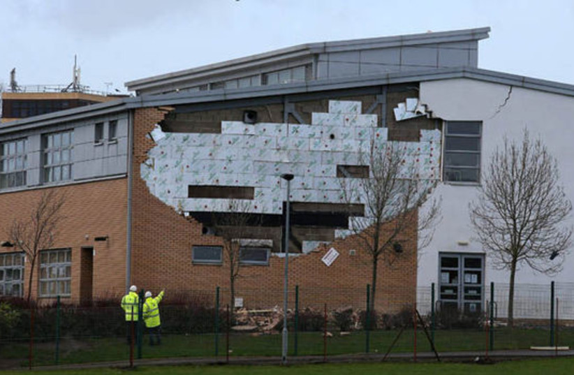  Crumbling school buildings in the United Kingdom have prompted school shut downs nationwide. (photo credit: Wikimedia Commons)