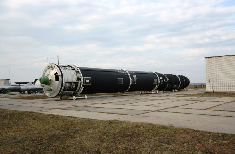  Intercontinental ballistic missile SS-18 Mod 5 (photo credit: VIA WIKIMEDIA COMMONS)