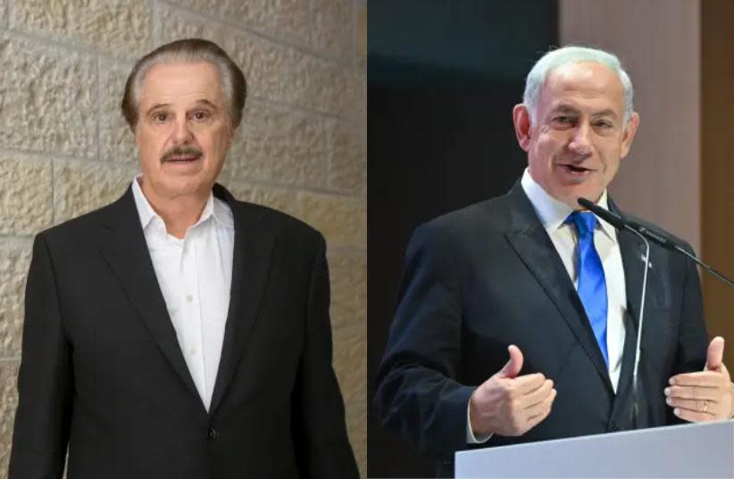  Mike Evans and Israeli Prime Minister Benjamin Netanyahu. (photo credit: KOBI GIDEON/GPO, MARC ISRAEL SELLEM)