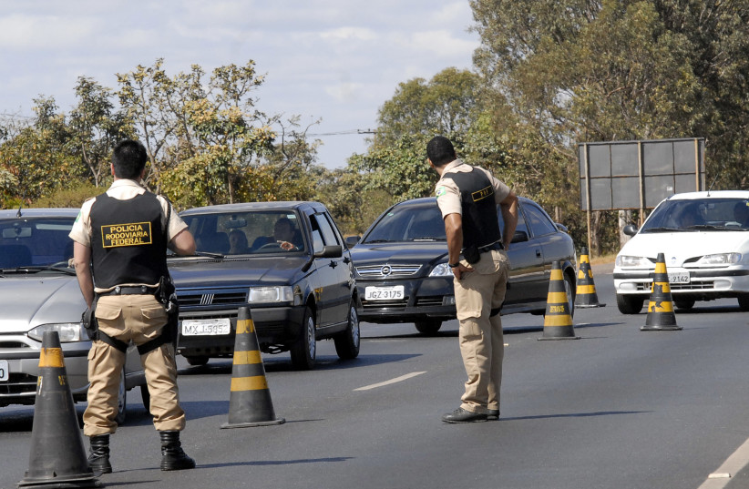  Highway police in Brazil. (photo credit: Wikimedia Commons)
