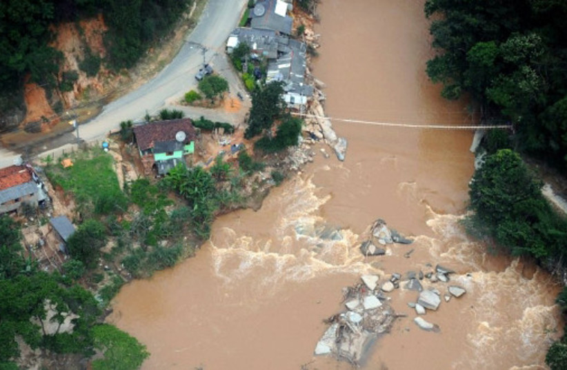  Flooding in Brazil, 2011. (photo credit: FLICKR)