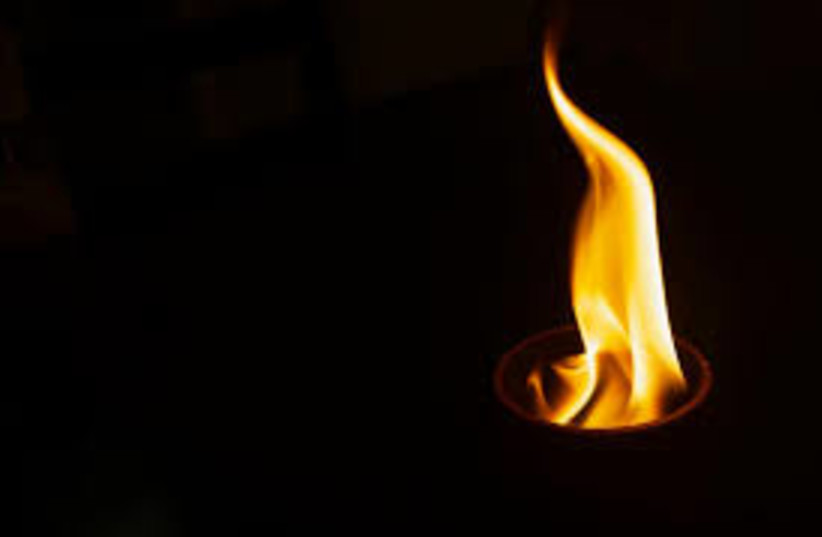  An eternal flame. (photo credit: WALLPAPER FLARE)