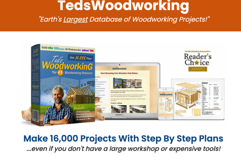 Teds Woodworking Review (photo credit: PR)