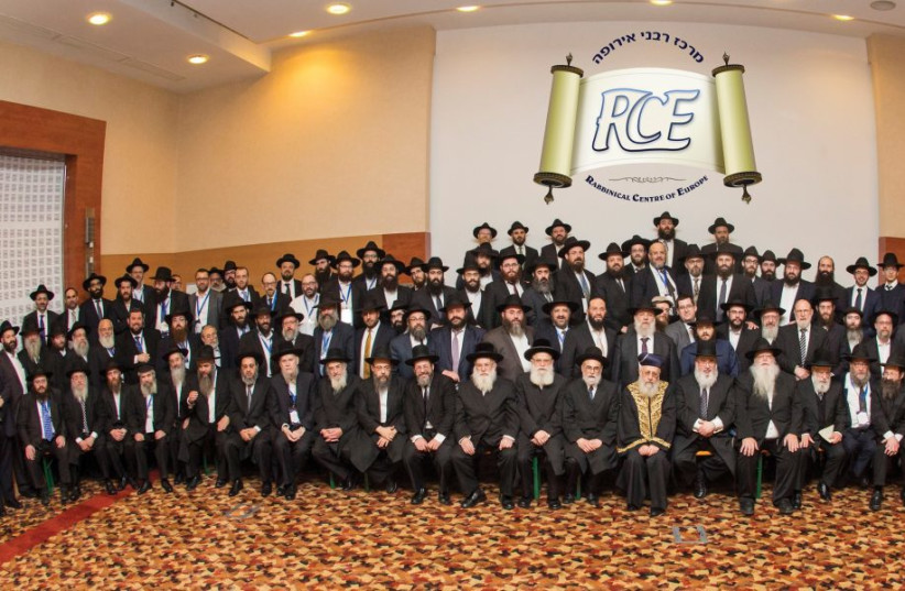  Photo of numerous rabbis who are all part of the Rabbinical Center of Europe. (photo credit: RABBINICAL CENTER OF EUROPE)