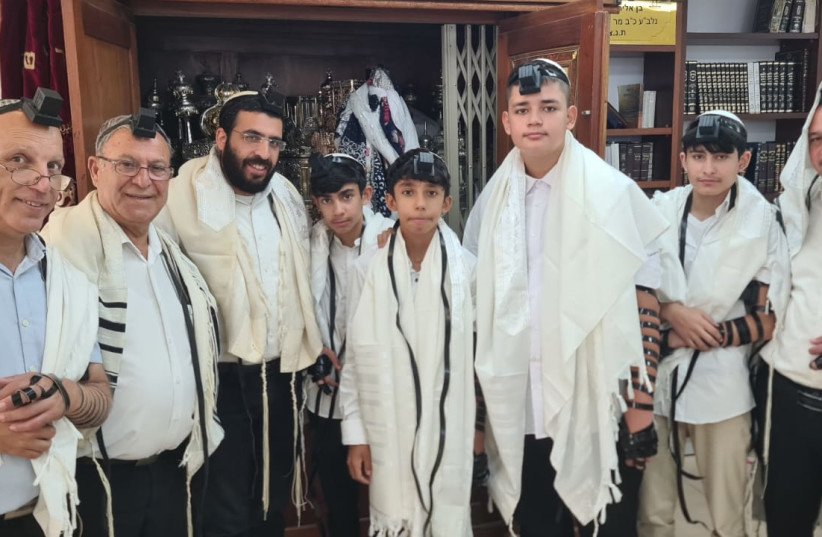  The Bar Mitzvah celebrations in Or Akiva (photo credit: Courtesy Of Meir Panim)