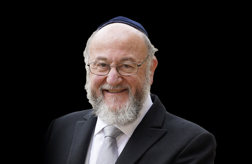  UK Chief Rabbi Sir Ephraim Mirvis. (photo credit: REUTERS)