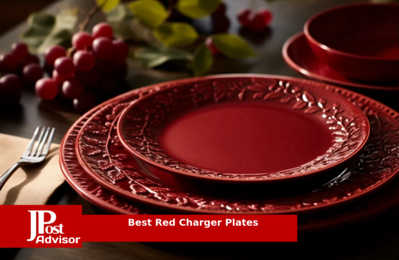  10 Top Selling Red Charger Plates for 2023 (photo credit: PR)