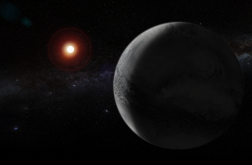   Exoplanet K2-18b. (photo credit: Wikimedia Commons)