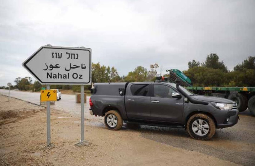  THE ROAD to Nahal Oz: Israel will be altered for generations.  (photo credit: HADAS PARUSH/FLASH90)