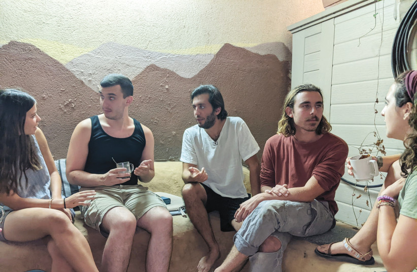  ARAVA INSTITUTE students in dialogue with one another. (photo credit: MICHAEL M. COHEN)