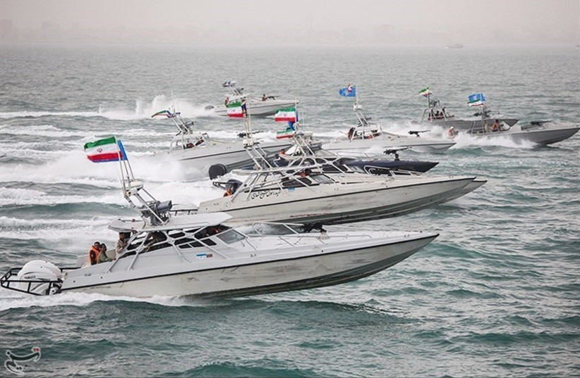   IRGC Naval forces. (photo credit: Mohammad Rasool Moradi/Tasnim News Agency)