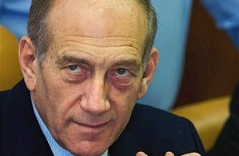 Olmert pissed off 298 (photo credit: AP [file])