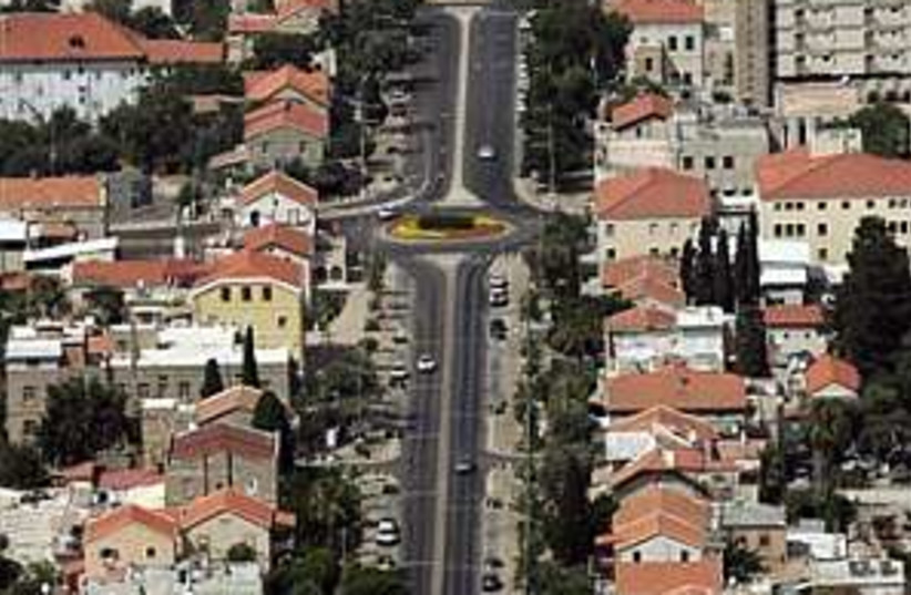 haifa street desterded (photo credit: AP)