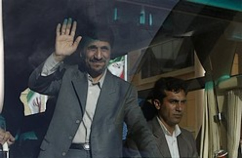 Mahmoud Ahmadinejad 248.88 (photo credit: AP)