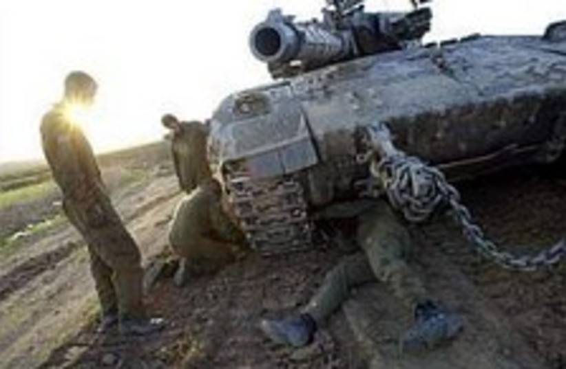 idf gaza tank 224 88ap (photo credit: AP [file])