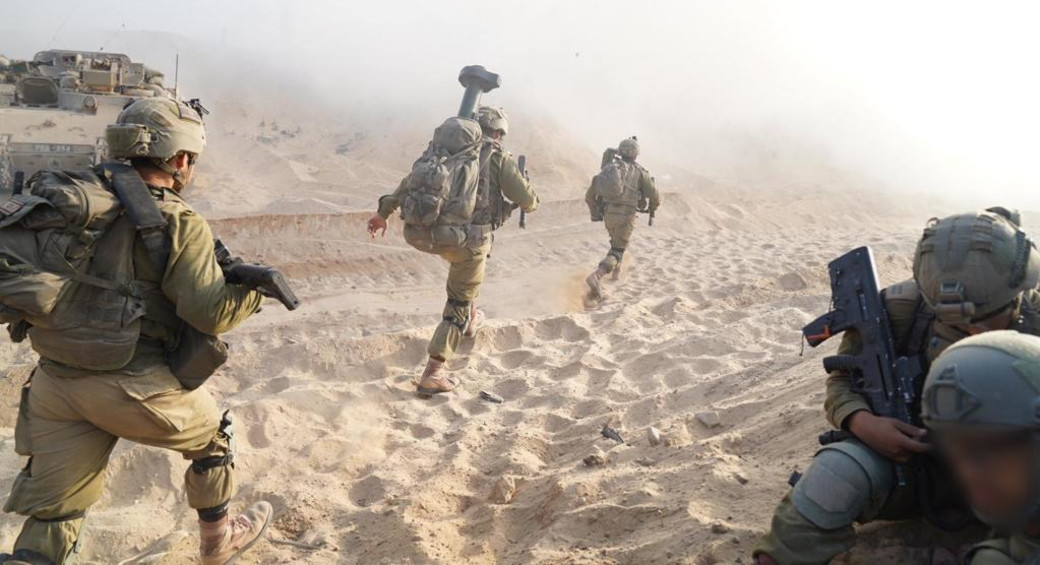  IDF troops on the ground in Gaza, November 7, 2023 (photo credit: IDF SPOKESPERSON'S UNIT)