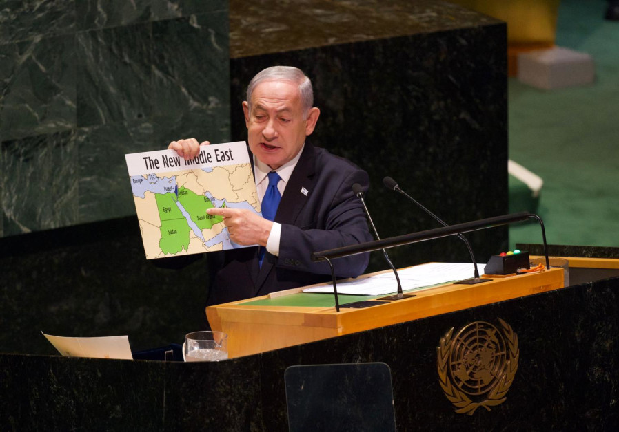 Netanyahu unveils 'new Middle East' with Israel-Saudi peace at UNGA