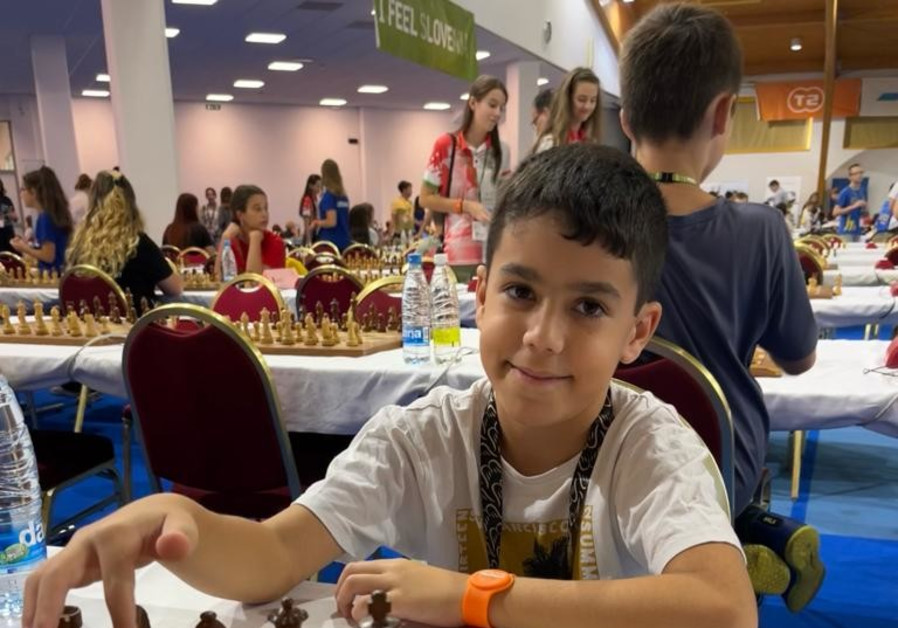 Israeli chess prodigy Noam Sasson places joint-first at U-10 European Rapid Chess Championship