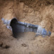 The entrance to a tunnel exposed by the Israeli military is seen on the Israeli side of the Israel-Gaza border