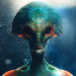  An artistic rendition of an alien.