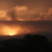 A view of explosion in Gaza, seen from Sderot in southern Israel, October 27, 2023