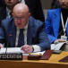  Russia's Ambassador to the United Nations Vasily Nebenzya speaks during a meeting of the Security Council on the conflict between Israel and Hamas, at UN headquarters in New York, US, October 25, 2023.