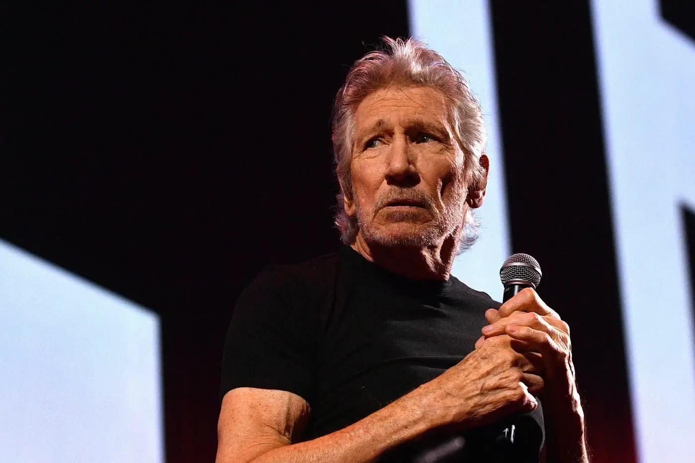 ''Not impressed with Israeli massacres. Roger Waters'' (credit: Jim Dyson / GettyImages)