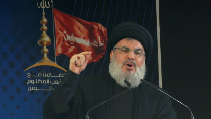  Hassan Nasrallah (credit: AZIZ TAHER/REUTERS)