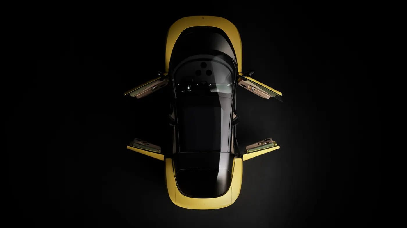 And there are also suicide doors for the rear seats.