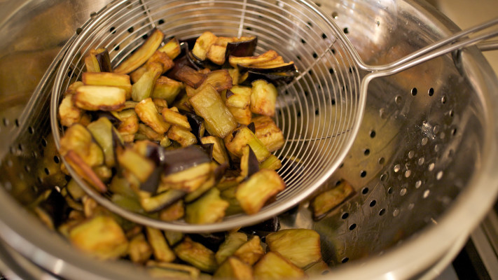 Fried Eggplants.