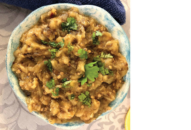 Tangy Eggplant Salad “Azelog”.