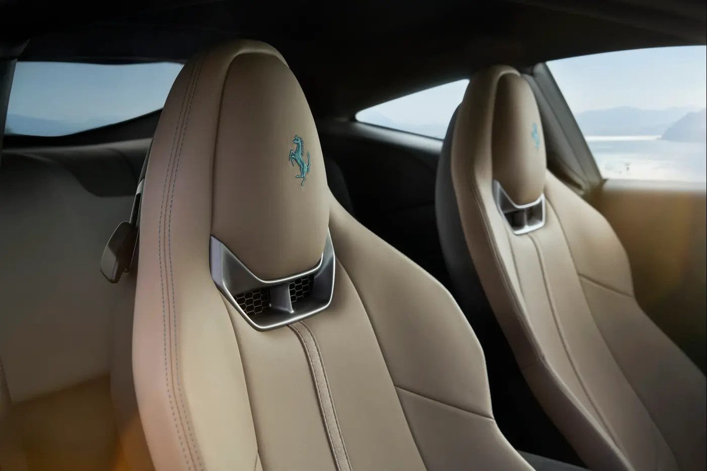 There is also a rear seat hidden for two children.