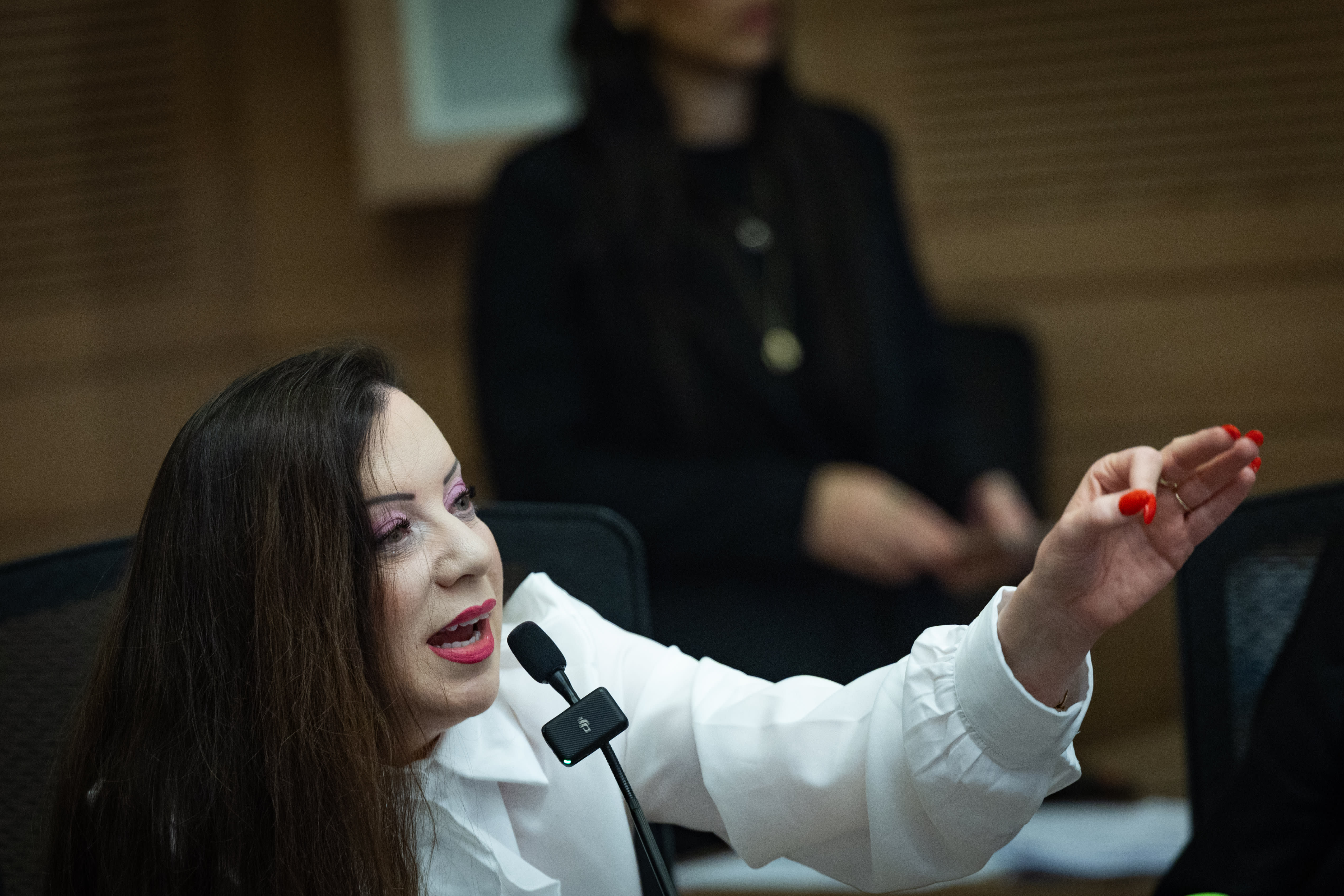 MK Tally Gotliv attends a House committee meeting at the Knesset, Jerusalem, June 15, 2026.